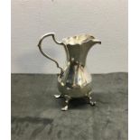 Large Mappin and Webb Silver Cream Jug London Silver hallmarks measures approx 14cm tall weight 215g