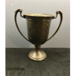 large Antique Silver two Handled Trophy ,