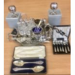 Quantity of Antique and Vintage Silver Plated Items.