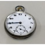Antique Pocket Watch Silver case watch not ticking no warranty Given