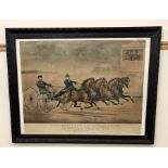 Currier and Ives print Ethan Allen and mate and Lantern and mate