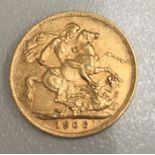 1906 gold Sovereign