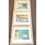 3 Framed Sir William Russell Prints each print measures approx 13ins by 9ins