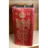 Burke's Peerage, Baronetage & Knightage 1936. 94th Edition.
