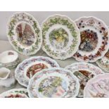 large collection of royal doulton brambly hedge plates etc