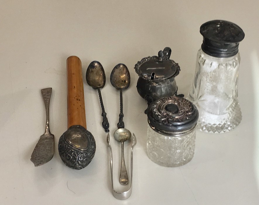 Collection of silver items