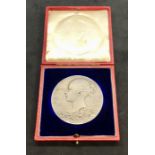 Boxed 1837 -1897 Queen Victoria Diamond Jubilee Commemorative Silver Medal