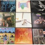 collection of 9 vintage LP Records