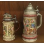 2 Vintage GERZ Steins.