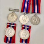 selection of ww2 medals