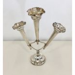 Silver hallmarked Epergne birmingham silver hallmarks measures approx 8.5ins tall and 7ins wide fill