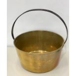 large Antique Brass Jam Pan