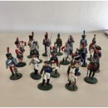 Collection Of Del Prado Lead Soldiers 20 in total in good condition
