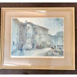 Large Framed Sir William Russell Flint Ltd Edition Print pencil signed print measures approx 23ins b
