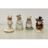 4 Royal Doulton figures from the Brambly Hedge Collection