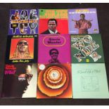 Record Collection of Vintage 9 LPs to include "Stevie Wondert" and "Joe Tex" all records are from a