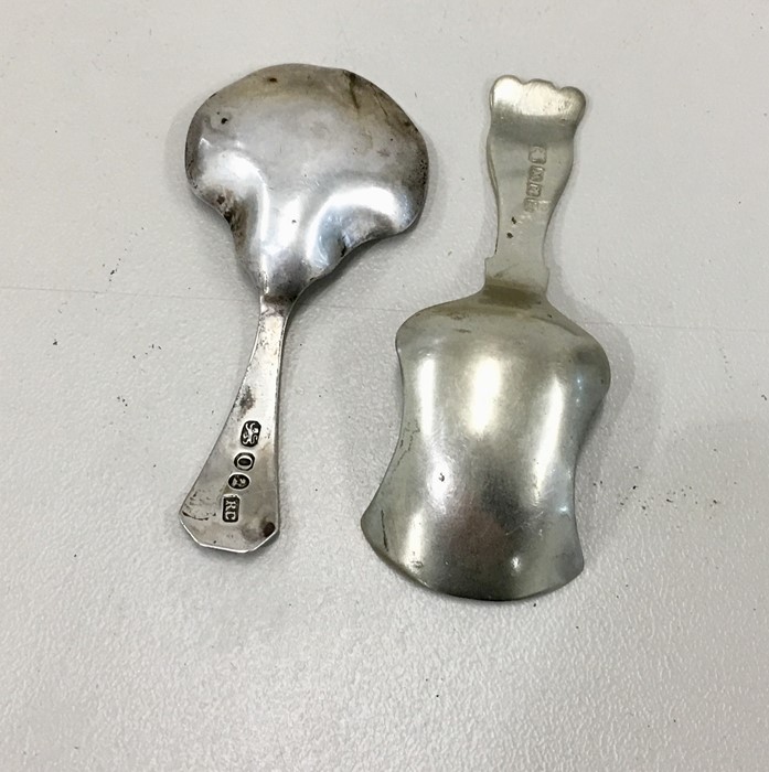 2 Georgian Caddy Spoons Only hallmarked silver the othernot - Image 2 of 3