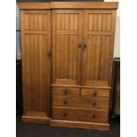 3 door 4 draw pine wardrobe Wardrobe