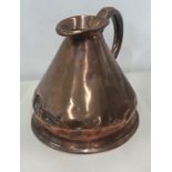 Copper haystack water jug pitcher