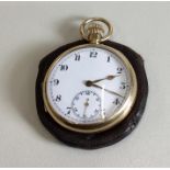 9ct Gold Pocket watch hallmarked 9.375 watch