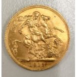 1913 Gold Sovereign
