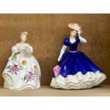 2 Royal Doulton figurines both good condition