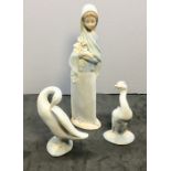 3 Lladro Figures al in good condition