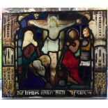 Original 15th / 16th Century Medieval Stained Glass window Panel