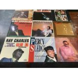 Record Collection of 9 Vintage LPs all as new includes , bill withers , percy sledge ,