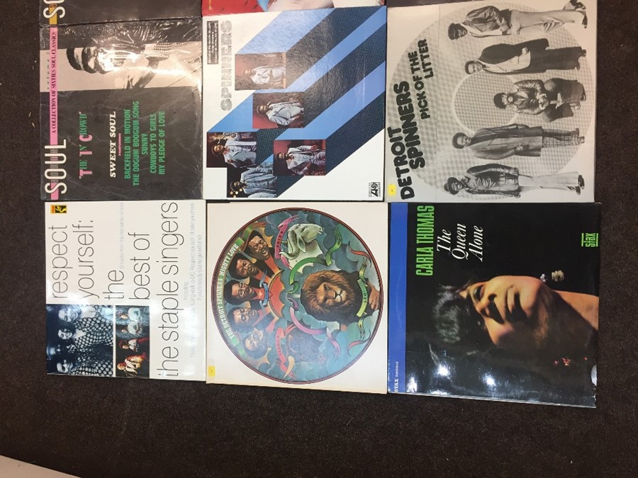 Record Collection of Vintage 9 LPs