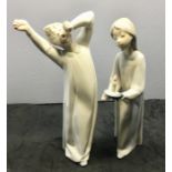 2 Lladro Figurines bot in good condition