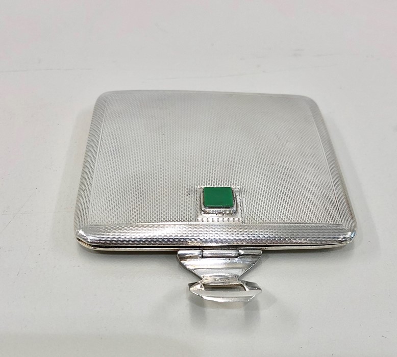 Silver Compact by james dixon and sons birmingham 1933 - Image 4 of 5