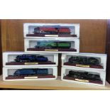 Selection of 6 model trains to include Duchess LMS Lner flying scotsman, school class 220 sr, king c