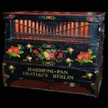 Interesting and rare "Harmoni-Pan" monkey organ Interesting and rare monkey organ "Harmoni-Pan" most