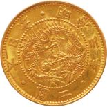 Startprice:70000JPY 日本/Japan 旧2円金貨 明治3年（1870年） 極美 / Old type 2 Yen（Gold） EF 1870