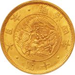 Startprice:350000JPY 日本/Japan 旧10円金貨 明治4年（1871年） 極美 稀品 / Old type 10 Yen（Gold） rare EF 1871