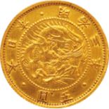 Startprice:200000JPY 日本/Japan 旧5円金貨 明治3年（1870年） 極美 / Old type 5Yen（Gold） EF 1870