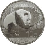 中国 (China) / ﾊﾟﾝﾀﾞ図 10元銀貨2種揃 2016年及び2018年 / 未使用 / Panda 10 Yuan Silver 2-Coin / UNC