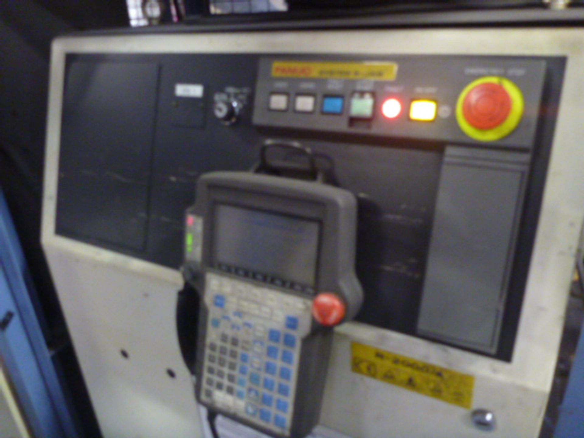 Fanuc R-2000iA Robotic Pick & Place with Fixed Spot Welder - Fanuc System R-J3iB control with teach - Image 7 of 9