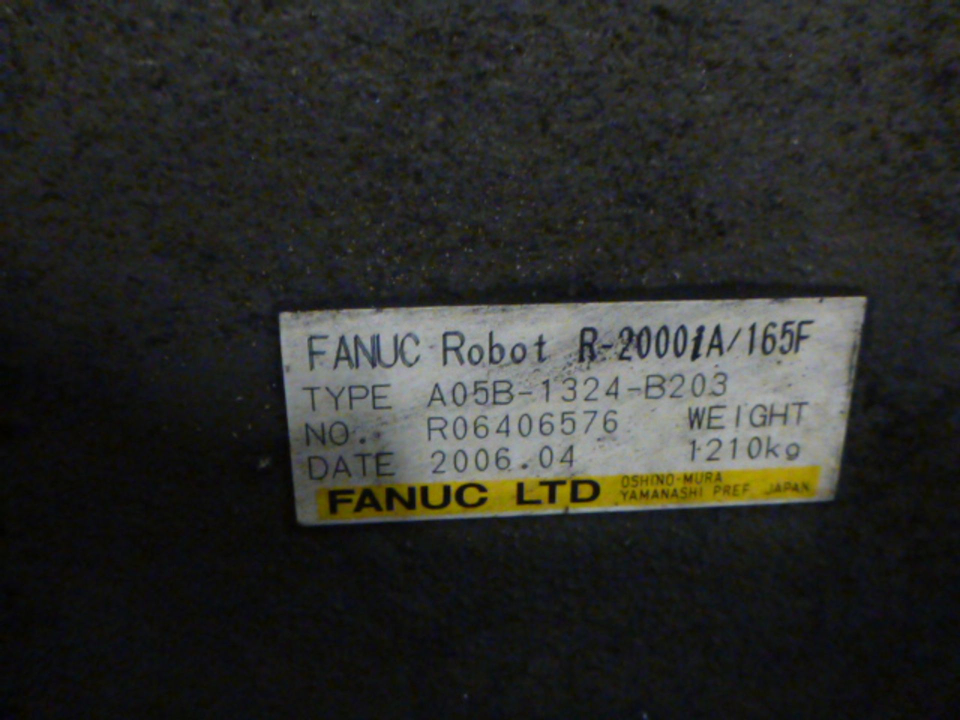 Fanuc R-2000iA Robotic Spot Welder (2006) GS05A - Image 5 of 9