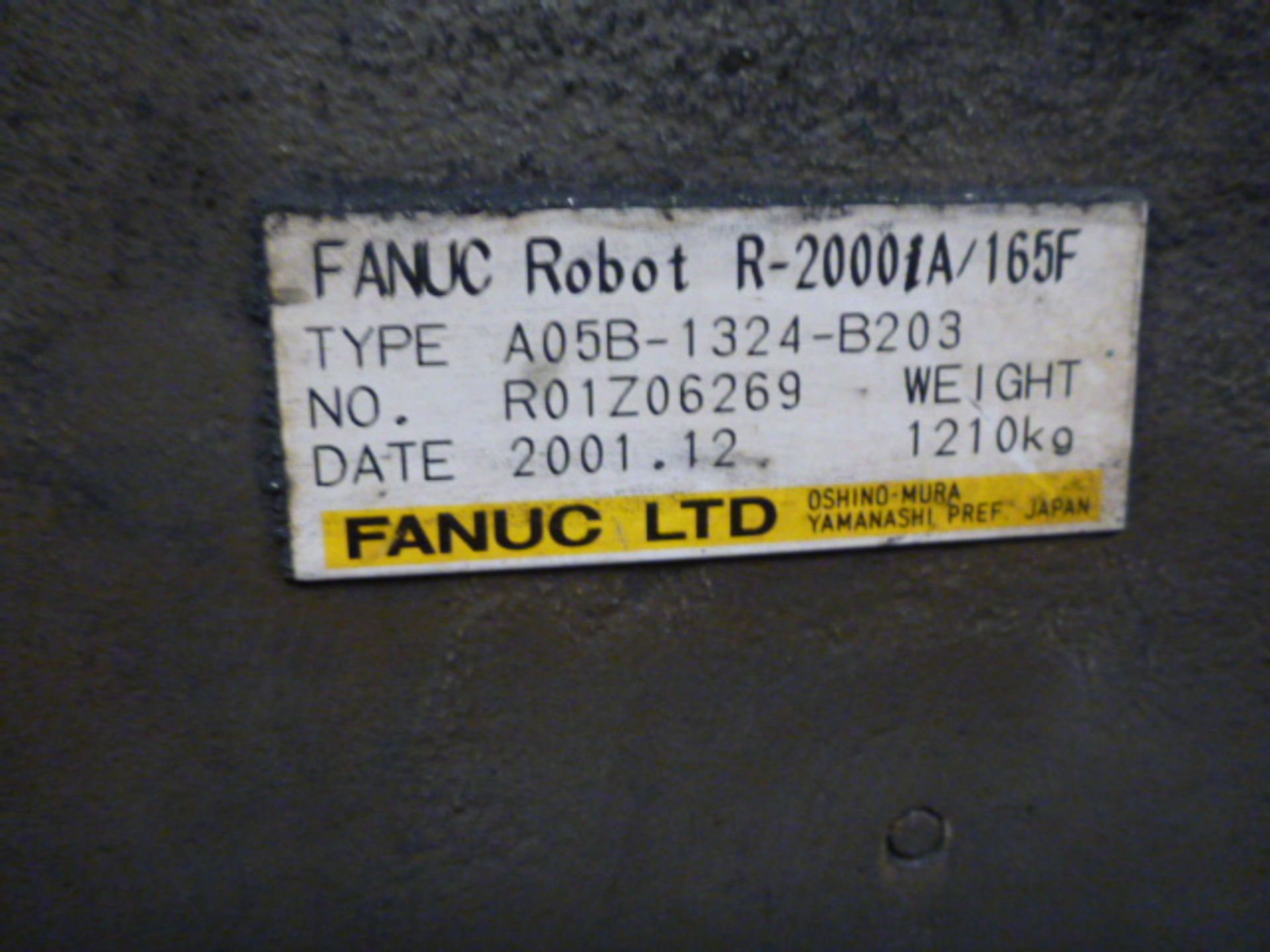 Fanuc R-2000iA Robotic Pick & Place with Fixed Spot Welder (2001) GS05B - Image 4 of 10