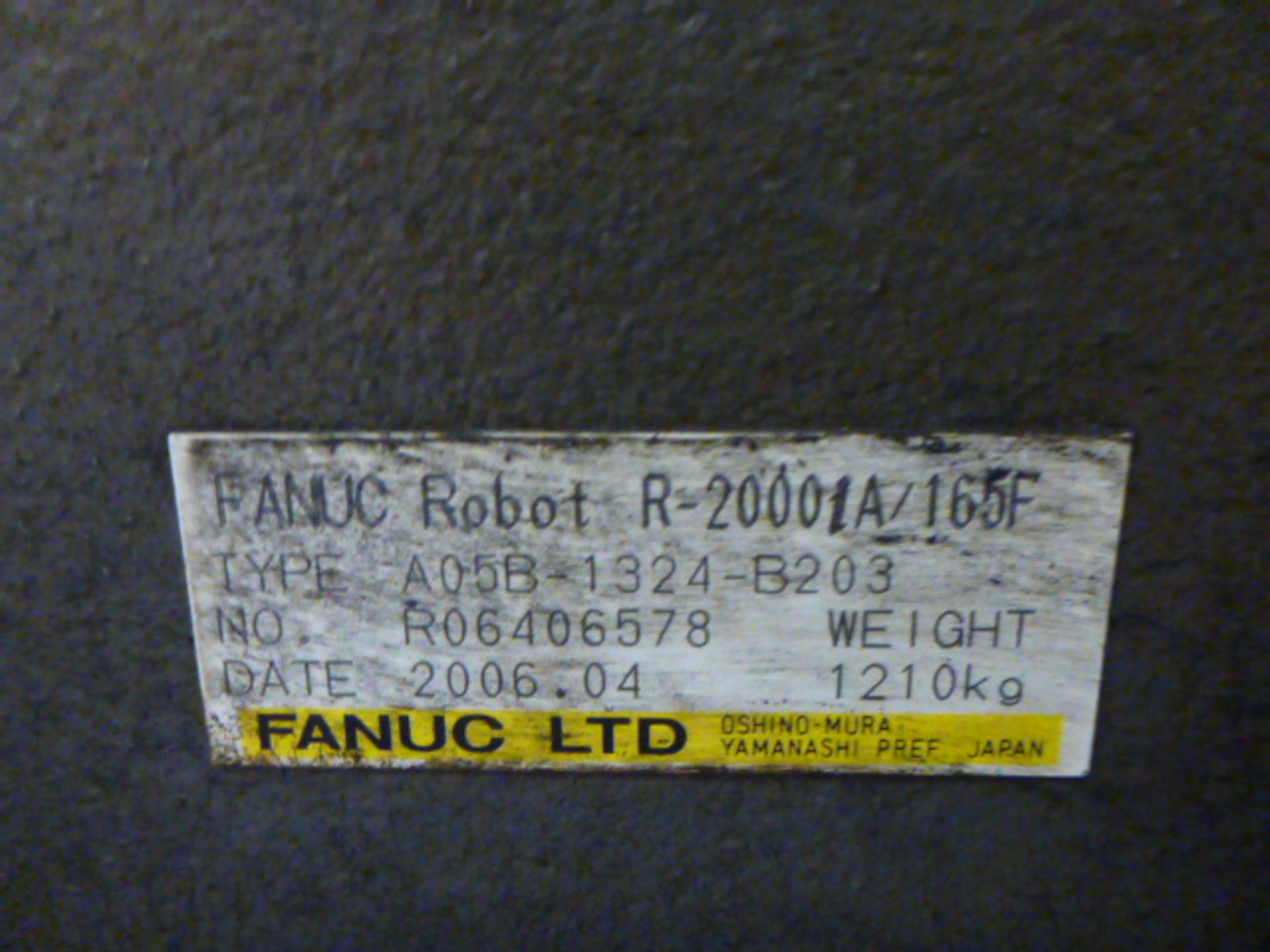 Fanuc R-2000iA Robotic Spot Welder (2006) GS06B - Image 3 of 7