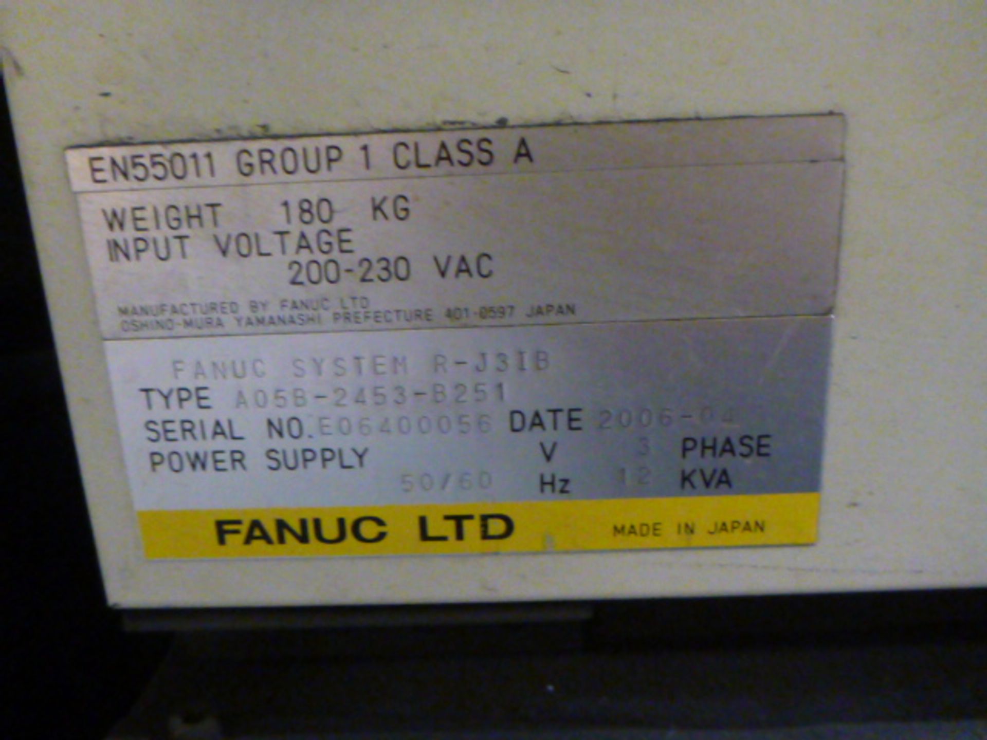 Fanuc R-2000iA Robotic Spot Welder (2006) GS05A - Image 7 of 8