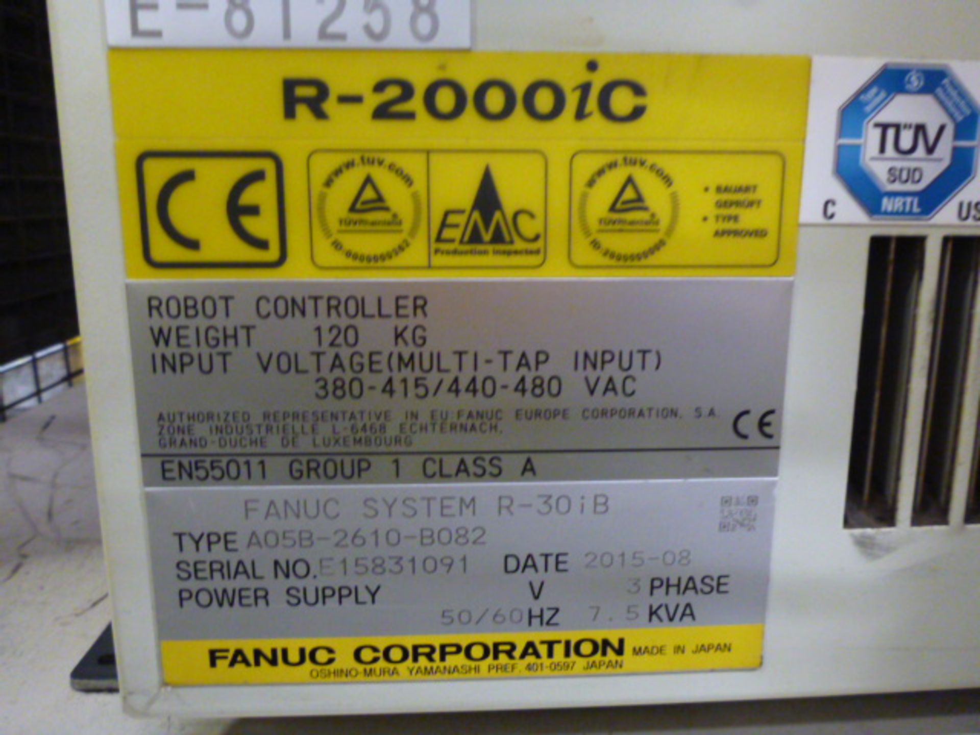 Fanuc R-2000iC/165F Pick and Place Robot (2015) HM01 - Image 8 of 8