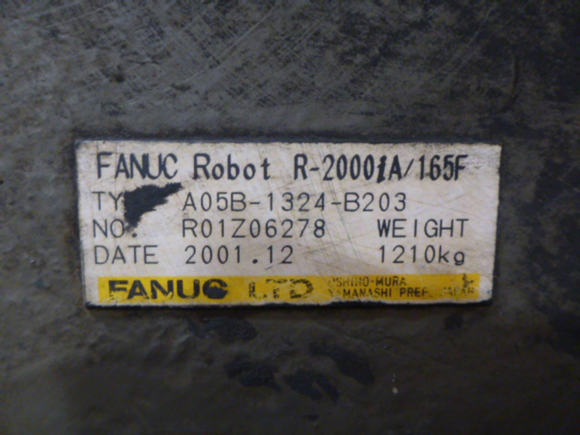 Fanuc R-2000iA Robotic Spot Welder (2001) FM03 - Image 3 of 7