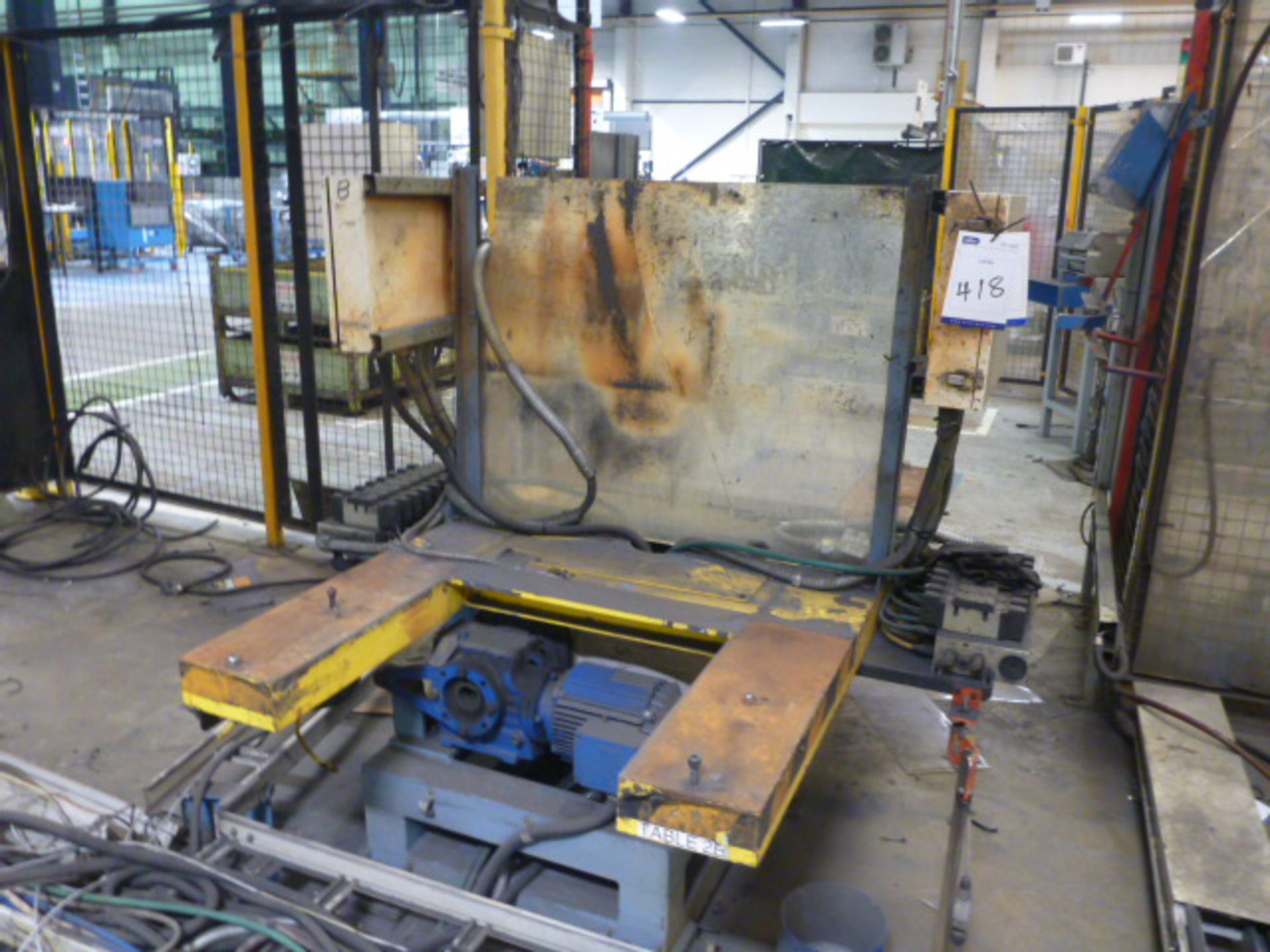 Twin Station Indexing Spot Welding Parts Table (Cell AM02)