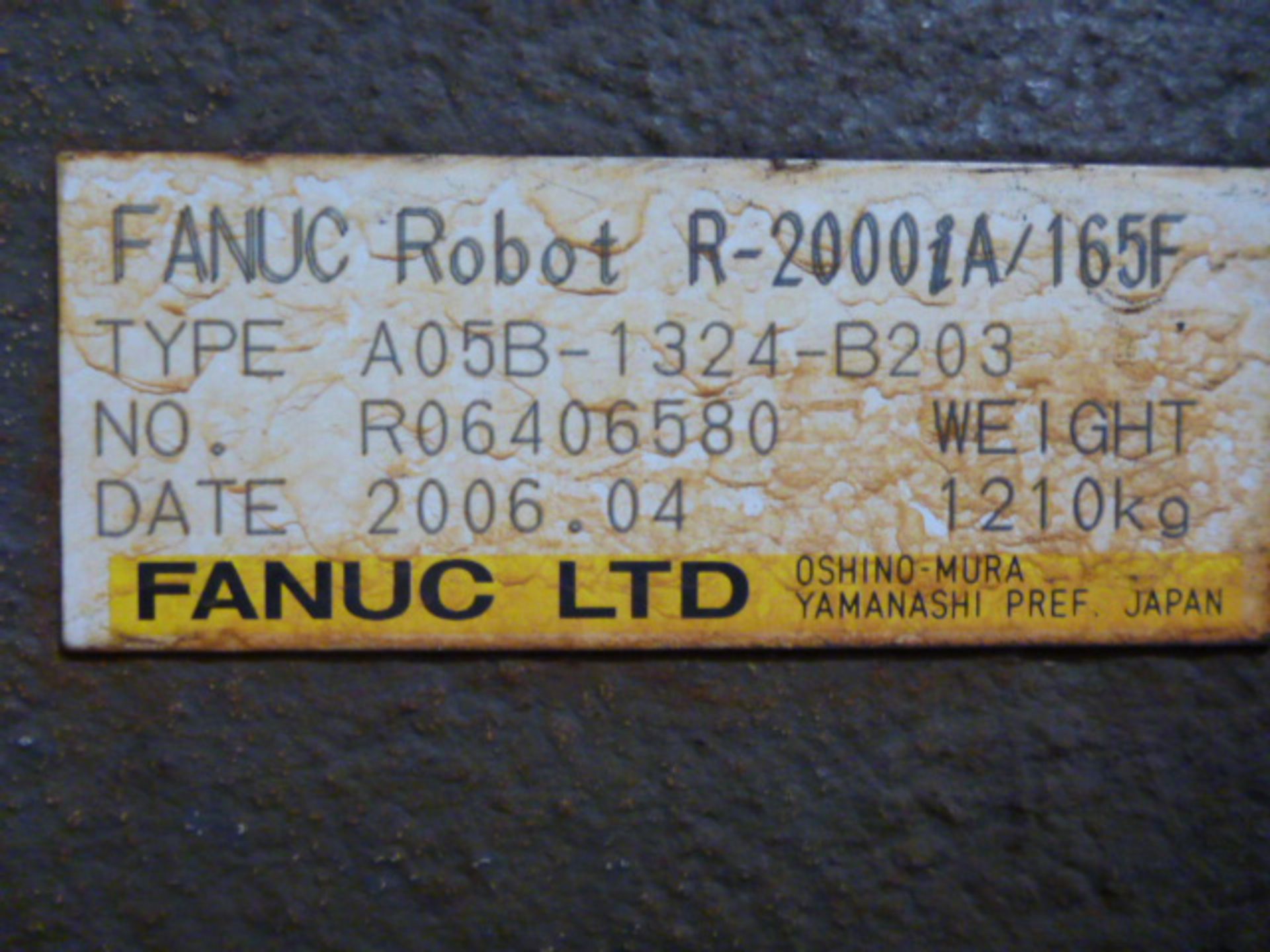 Fanuc R-2000iA Robotic Pick & Place with Fixed Spot Welder (2006) GS06A - Image 4 of 9
