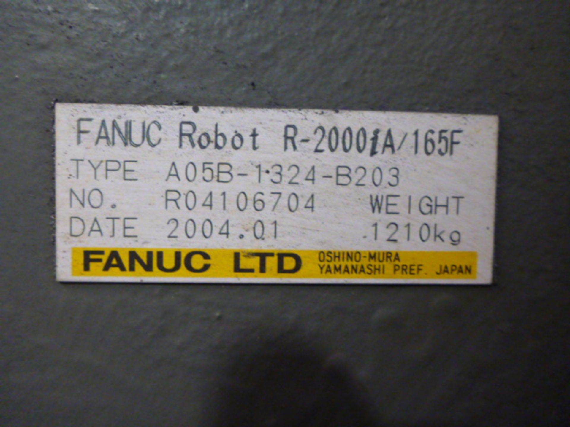 Fanuc R-2000iA Robotic Spot Welder (2004) FM04 - Image 3 of 6