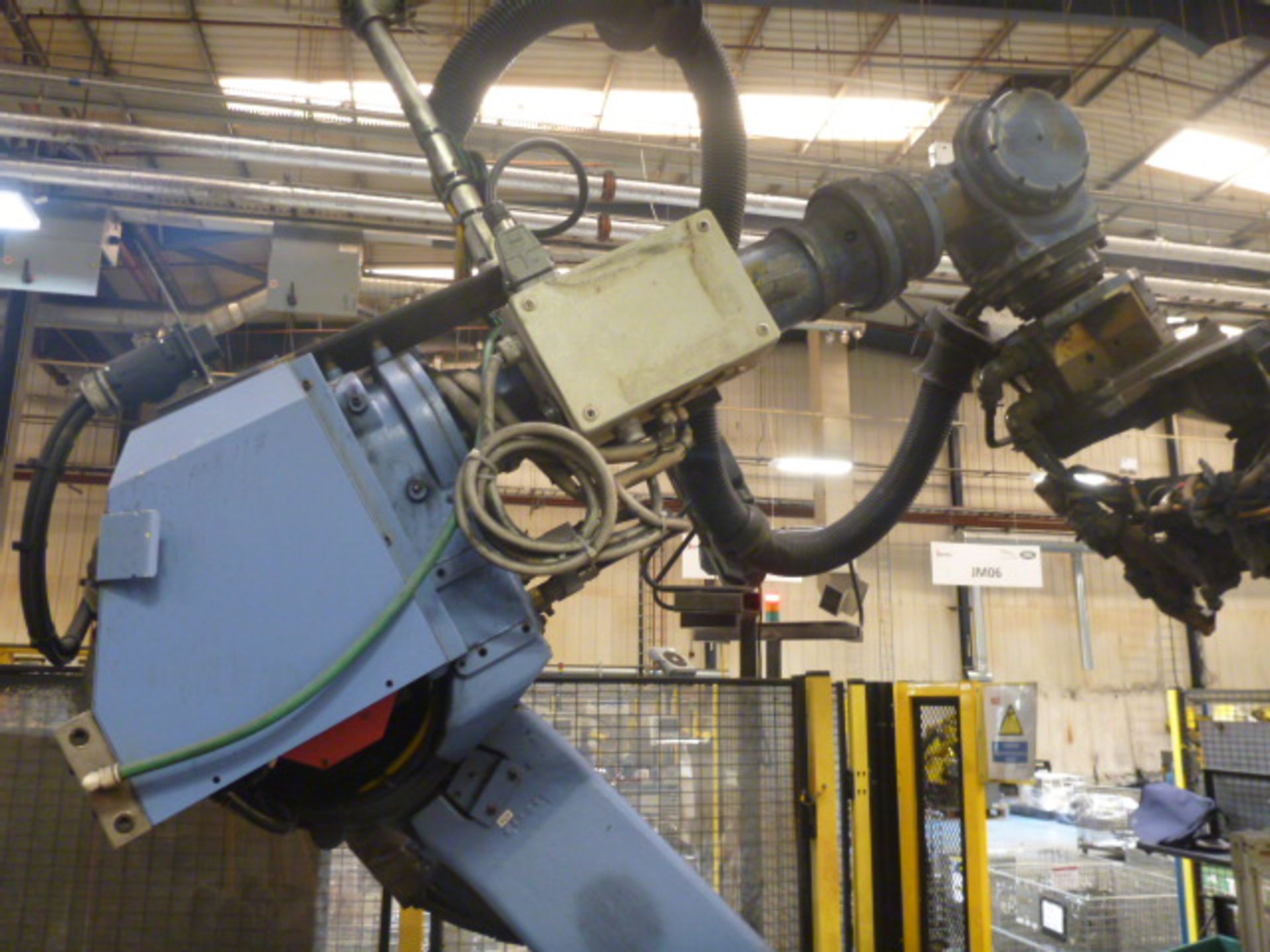 Fanuc R-2000iA Robotic Pick & Place with Fixed Spot Welder - Fanuc System R-J3iB control with teach - Image 3 of 9