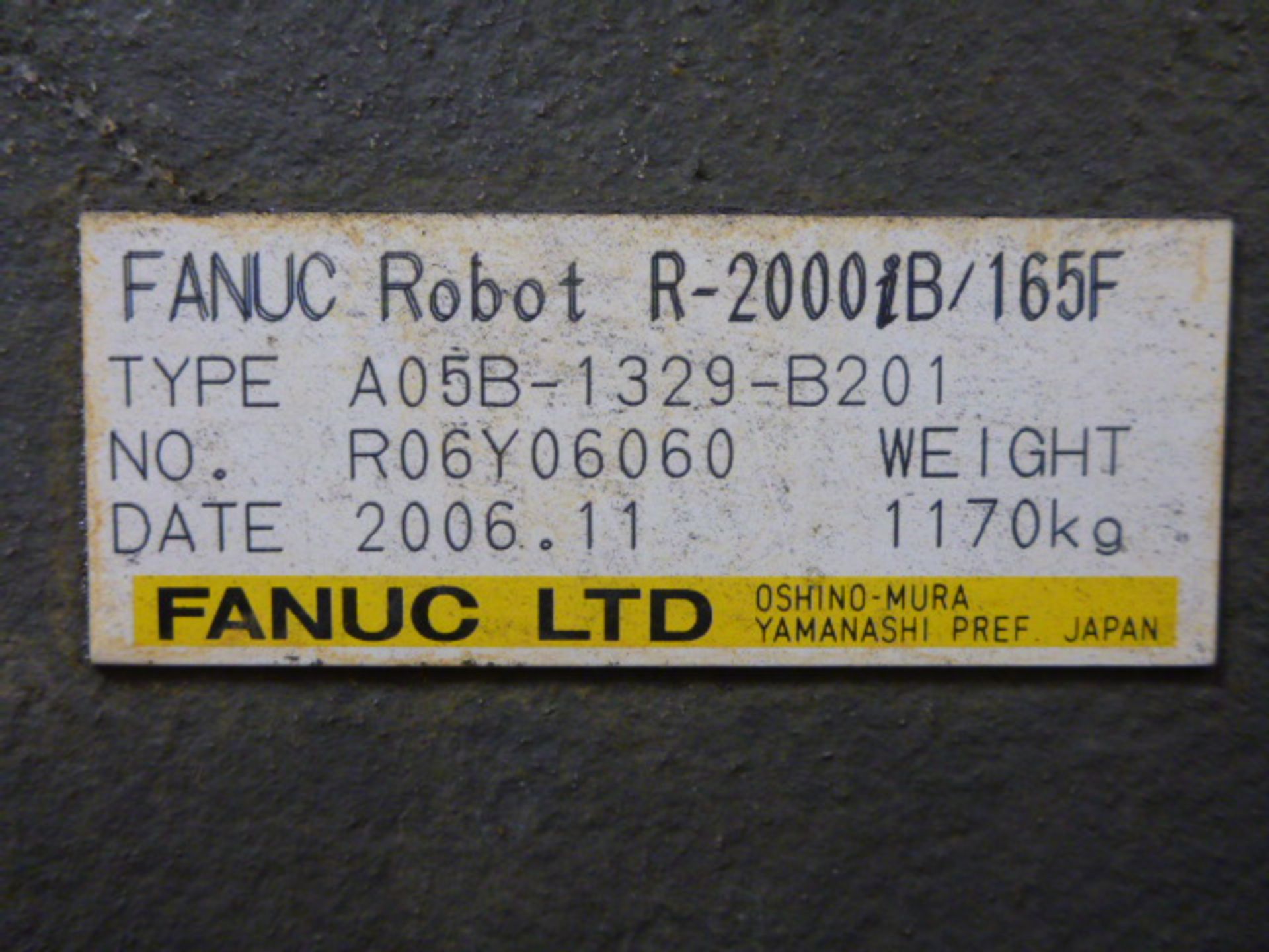 Fanuc R-2000iB Robotic Spot Welder (2006) FM03 - Image 3 of 6